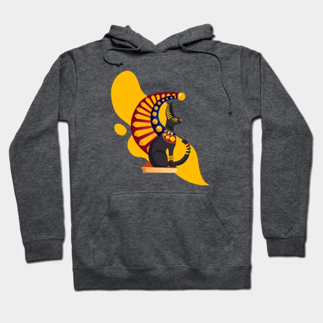 Cats in ancient Egypt Hoodie by PG